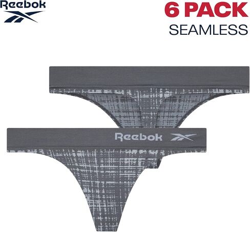 Reebok Women's Underwear - Seamless Thong (6 Pack) in Saudi Arabia