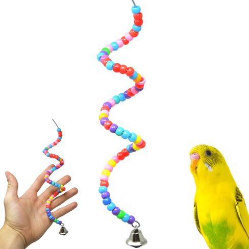 Bonka Bird Toys 869 Millet Holder Colorful Plastic Bead Miller Foraging Parakeet Budgie Finch Dove in Saudi Arabia