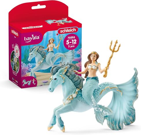 Schleich bayala, Mermaid and Unicorn Toys for Girls and Boys, Mermaid Eyela Figure with Underwater Unicorn Toy, Ages 5+ in Saudi Arabia