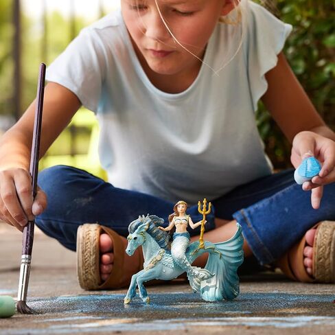 Schleich bayala, Mermaid and Unicorn Toys for Girls and Boys, Mermaid Eyela Figure with Underwater Unicorn Toy, Ages 5+ in Saudi Arabia