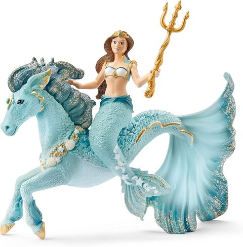 Schleich bayala, Mermaid and Unicorn Toys for Girls and Boys, Mermaid Eyela Figure with Underwater Unicorn Toy, Ages 5+ in Saudi Arabia