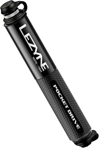 LEZYNE Pocket Drive Bicycle Hand Pump Loaded Kit, Includes Pocket Drive Bike Pump, 20g C02 Inflator, and Lever Kit, in Saudi Arabia