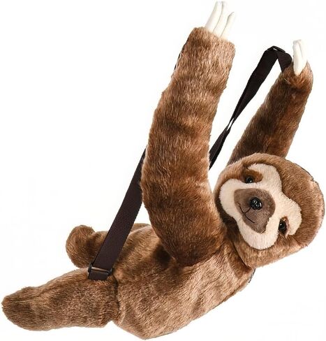 Rhode Island Novelty Plush Animal Childrens Travel and Adventure Backpack Bag - Sloth in Saudi Arabia