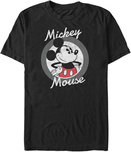 Disney Big & Tall Classic Mickey Mouse 28 Men's Tops Short Sleeve Tee Shirt in Saudi Arabia