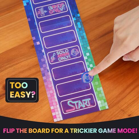 Mic misheard Music Trivia Card Game, Karaoke Party Game for 2-10 Players, Music Card Games with 250 Lyrics (125 Cards) for Family and Adult Christmas & Birthday Gifts in Saudi Arabia