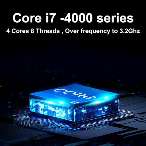 كمبيوتر مكتبي مقاس 23.8 بوصة الكل في واحد مع معالج Intel Core i7-4785t وذاكرة الوصول العشوائي 16 جيجابايت وسعة 512 جيجابايت SSD، وكاميرا ويب قابلة للتعديل 360 درجة، ولوحة شحن، ودعم شبكة WiFi ثنائية النطاق، وبلوتوث 4.2، أسود in Saudi Arabia