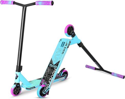 VOKUL K1 Pro Scooters - Stunt Scooter | Trick Scooter - Intermediate and Beginner Freestyle Scooter for Kids 8 Years and UP,Teens and Adults -Quality Kick Pro Scooter for Boys and Girls (Purple/Blue) in Saudi Arabia