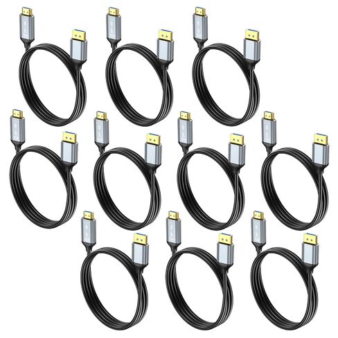 كابل XLR إلى 1/4 بوصة TRS، كابل ميكروفون أنثى متوازن XLR إلى 1/4 (6.35 مم) ذكر 6.6 قدم/2 متر 2 حزمة، سلك ميكروفون مطلي بالذهب 1/4 بوصة TRS إلى XLR ذكر إلى أنثى in Kuwait