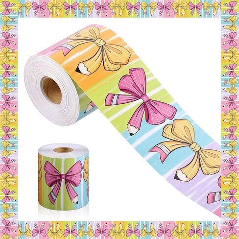 65.6Ft Back to School Bulletin Board Border, 2 Rolls Rainbow Pencil Crayon Trim Border Non-Stick Colorful Border Roll for Classroom Chalkboard Bulletin Board Wall Window Door Decor in Saudi Arabia