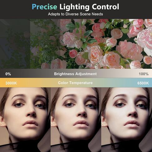 Emart Professional Photography Remote Control LED Light Bulb, Adjustable Color Temperature 3000k to 5500k Lighting Photo Studio Lamp with 3 Light Modes and 10 Brightness Levels - 2 pcs in Saudi Arabia