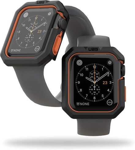 حافظة ساعة URBAN ARMOR GEAR UAG المدنية المصنوعة من مادة TPU مقاس 40 مم متوافقة مع سلسلة iWatch 6/5/4/SE 2/SE (مالارد/فضي) in Kuwait
