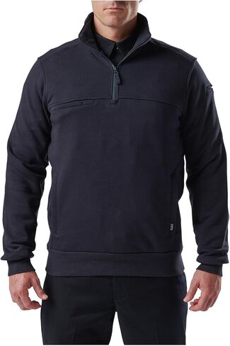 5.11 Tactical Job Shirt Quarter Zip 2.0 Fleece Pull Over, Style 72534, Fire Navy in Saudi Arabia