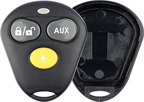 KeylessOption دخول بدون مفتاح التحكم عن بعد كاتب سيارة حافظة مفتاح السيارة الأتوماتيكية قذيفة الغطاء الخارجي 2 منصات زر لإنذار Viper ما بعد البيع in Saudi Arabia