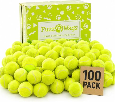 25-100 Bulk Used Tennis Balls for Dogs, Support USA Tennis Ball Recycling NonProfit: Bulk Tennis Balls for Dogs in Saudi Arabia