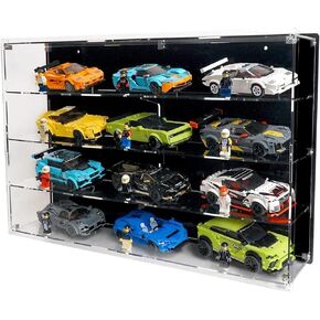 Wall-Mount Display Case for 12 Lego Speed Champions Cars in Kuwait