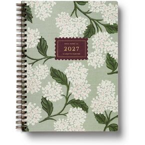 RIFLE PAPER CO. 2024 12-Month Top Spiral Planner | Monthly and Weekly Dated Planner, Sturdy Double Spiral Top, Space for Monthly Notes and Weekly To Do List (10.5" L × 8.5" W), Blossom in Saudi Arabia