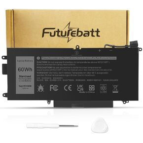 بطارية Futurebatt متوافقة مع Dell XPS 17 L701X/ L702X XPS 15 L501X/ L502X XPS 14 L401X J70W7 JWPHF R795X WHXY3 in Kuwait