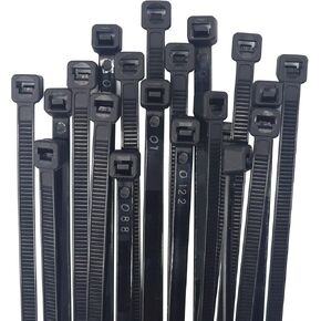 Cable ties 14 inch black zip ties for outdoor use 100 pcs strong long nylon ties Large industrial plastic tie wraps in Saudi Arabia