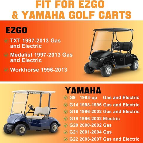 EZGO Brake Shoes Fit E-Z-Go Medalist/TXT G&E 1997 Up Golf Cart Replacement Brakes Fit Workhorse 96+, Yamaha G2-G22 94-06 OEM 27943G01 70795G01 27944-G01 in Saudi Arabia