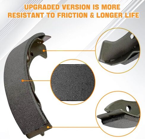 EZGO Brake Shoes Fit E-Z-Go Medalist/TXT G&E 1997 Up Golf Cart Replacement Brakes Fit Workhorse 96+, Yamaha G2-G22 94-06 OEM 27943G01 70795G01 27944-G01 in Saudi Arabia