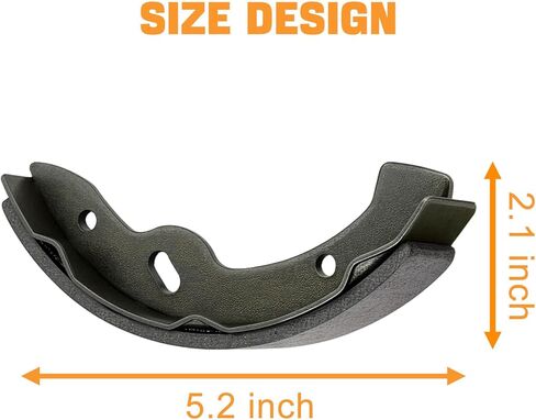 EZGO Brake Shoes Fit E-Z-Go Medalist/TXT G&E 1997 Up Golf Cart Replacement Brakes Fit Workhorse 96+, Yamaha G2-G22 94-06 OEM 27943G01 70795G01 27944-G01 in Saudi Arabia
