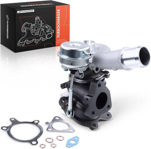 طقم شاحن توربيني كامل من الجانب الأيسر A-Premium مع حشية، متوافق مع Ford Explorer 2013-2019، Flex & Taurus 2010-2019، Police Interceptor وLincoln MKS MKT، 3.5L، يستبدل 790317-0006 in Kuwait