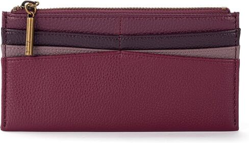 The Sak womens Neva Large Leather Card Wallet, Tobacco Floral Embossed, One Size US in Kuwait