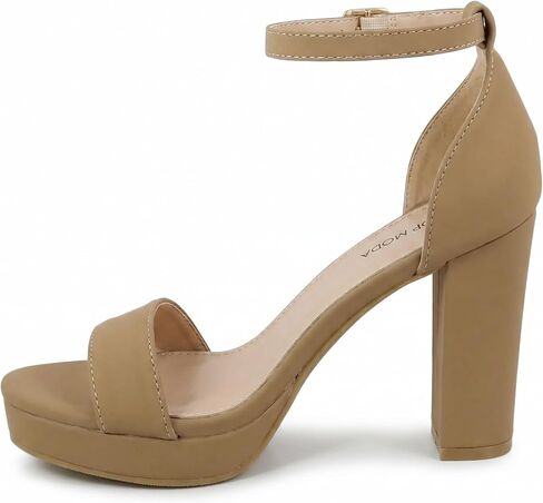 TOP Moda Platform High Heel Open Toe Dress Sandal Over the Toe Strap in Saudi Arabia