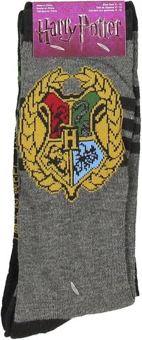 جوارب Hyp Harry Potter Hogwarts الرجالية المكونة من زوجين من الجوارب مقاس 6-12 in Saudi Arabia