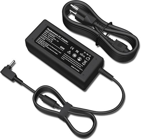 19V 3.42A 65W AC Adapter Laptop Charger for Acer Chromebook 11 13 14 15 R11 CB3 CB5 C740 C720 C720p C738T C731 CB3-532 CB3-131 CB3-111 CB3-531 CB5-571 CB5-311 CB5-132T PA-1650-80 PA-1450-26 Power Cord in Saudi Arabia
