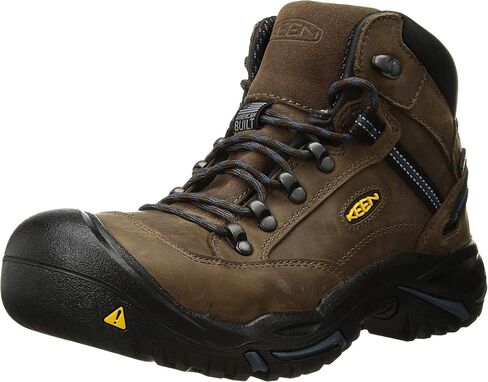 أحذية عمل KEEN Utility للرجال من Braddock متوسطة الارتفاع مصنوعة من الألومنيوم ومقاومة للماء in Saudi Arabia