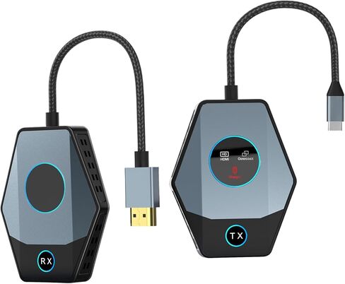 ميكروفون لاسلكي Lavalier 3 في 1 ميكروفونات صغيرة على شكل طية صدر السترة لهواتف iPhone iPad Android وكاميرا USB-C مع ميكروفون مشبك تسجيل لتقليل الضوضاء لمقابلة منشئ المحتوى على YouTube TikTok Vlog Live Streaming in Kuwait