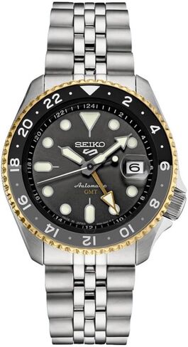 SEIKO SSK021J1,Men Sports,GMT,Mechanical,Automatic,Stainless,Silver Tone,WR,SSK021 in Saudi Arabia