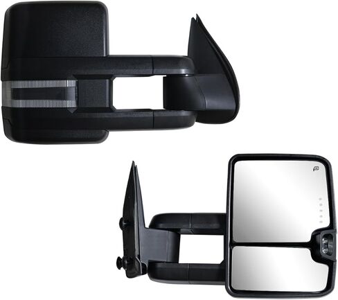 AERDM New Pair Towing Mirrors Set Telescoping Tow Mirrors fit 1988-98 Chevy GMC Exterior Accessories Mirrors fit C1500 C2500 C3500 K1500 K2500 K3500 Pickup Side Mirrors in Saudi Arabia