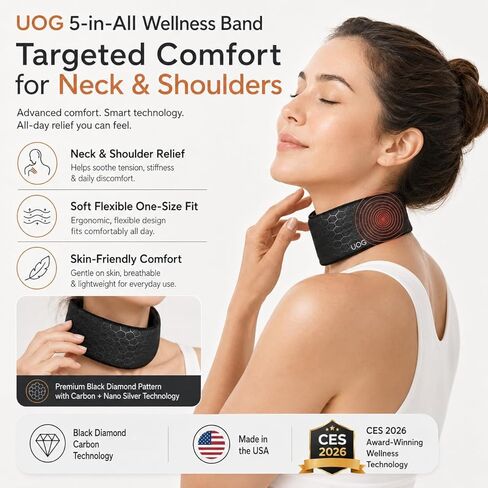 UOG (United One) Band Deep Sleep Band و Handache Relief - حل طبيعي للأرق والصداع والتوتر. تحسين البصر-الحجم الواحد ، ناعم ومرن. in Kuwait