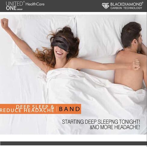 UOG (United One) Band Deep Sleep Band و Handache Relief - حل طبيعي للأرق والصداع والتوتر. تحسين البصر-الحجم الواحد ، ناعم ومرن. in Kuwait