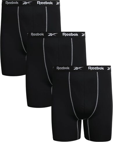 Reebok Men’s Underwear – Big and Tall Long Leg Performance Boxer Briefs (3 Pack)(2XL – 4XL) in Saudi Arabia