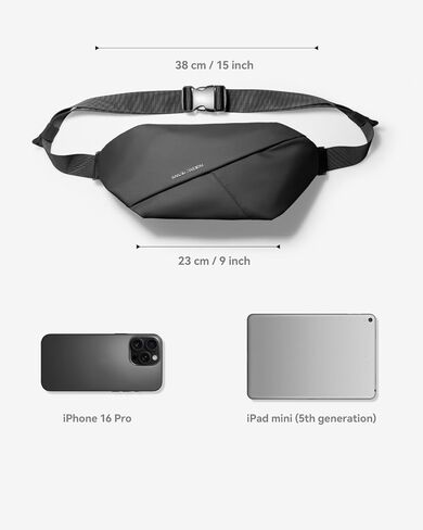 Fanny Pack,Sling Bag For Men Water-Resistant Cross body Pack Compact Waist Bag For Walking,Running in Saudi Arabia