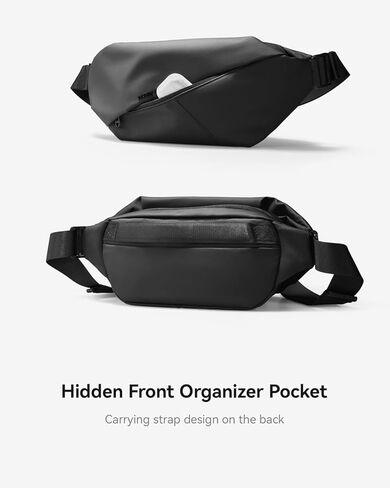 Fanny Pack,Sling Bag For Men Water-Resistant Cross body Pack Compact Waist Bag For Walking,Running in Saudi Arabia