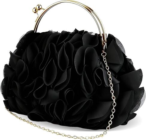 Laksmi Women Evening Clutch Bag Floral Satin Satin Purse in Saudi Arabia