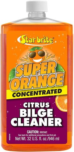 STAR BRITE Super Orange Citrus Bilge Cleaner - Biodegradable, Easy to Use - Pour In, Run Boat, Pump Out - Emulsifies Oil, Fuel & Leaves Bilge Clean With a Fresh Citrus Scent in Saudi Arabia