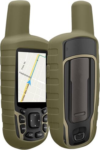 kwmobile Case Compatible with Garmin GPSMAP 65/62 / 62S / 62SC - GPS Handset Navigation System Soft Silicone Skin Protective Cover - Black in Kuwait