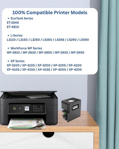 C9344 مربع الصيانة متوافق مع ET-4810 ET-2840 WF-2930 WF-2950 WF-2810 WF-2830 WF-2850 WF-2851 XP-3100 XP-4100 XP-4101 XP-4105 XP-4200 L3550 L5590 in Saudi Arabia