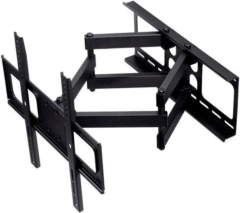 Monoprice Commercial Full Motion TV Wall Mount Bracket for 24" to 55" TVs up to 77lbs, Max VESA 400x400, UL Certified in Kuwait