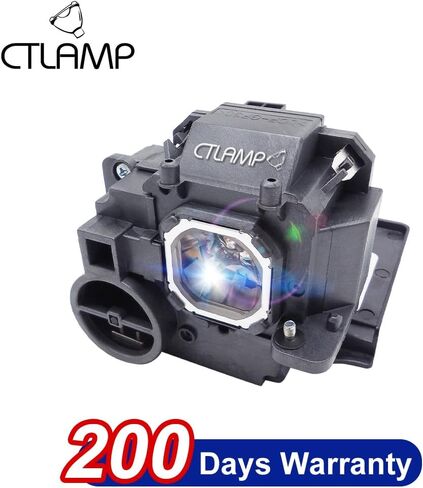 لمبة مصباح بديلة لجهاز العرض CTLAMP NP33LP/NP-33LP LCD متوافقة مع NEC NP-UM351W ​​NP-UM351W-WK NP-UM351Wi-WK NP-UM361X NP-UM361X-WK NP-UM361Xi-WK مع ضمان لمدة 200 يوم in Kuwait