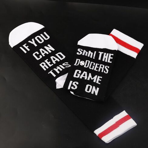 2 PAIRS Baseball Socks Baseball Gift Baseball Game Is On Baseball Fans Funny Birthday Gift for Baseball Lovers in Saudi Arabia