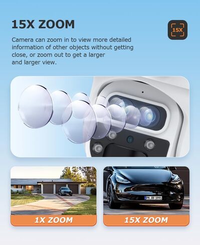 INQMEGA Security Camera Outdoor, 1080P Wireless WiFi IP Camera Home Security System 360° View,Motion Detection, auto Tracking,Two Way Talk,Full Color Night Vision in Saudi Arabia