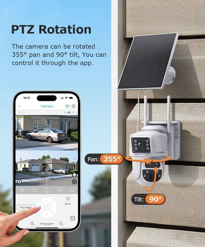 INQMEGA Security Camera Outdoor, 1080P Wireless WiFi IP Camera Home Security System 360° View,Motion Detection, auto Tracking,Two Way Talk,Full Color Night Vision in Saudi Arabia