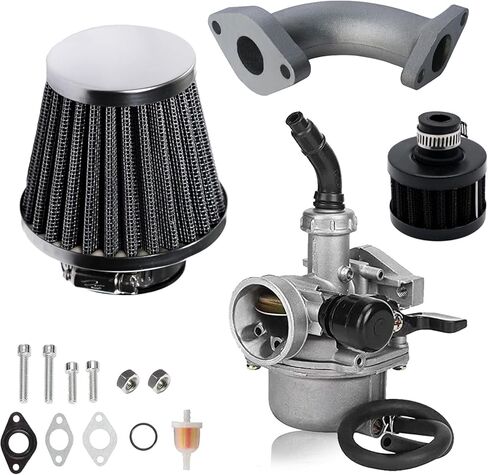 مجموعة الأداء الرئيسية للمرحلة 2 لمحرك بريداتور 79cc 3HP، كولمان CT100U CC100X 98cc، دراجة ماسيمو MB100 الصغيرة، محول كارب منزلق 154F 3.0 أجزاء محرك حصان، أحمر in Saudi Arabia