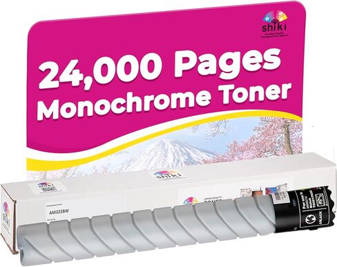 خرطوشة الحبر المتوافقة مع Shiki لـ Konica Minolta Bizhub 224e/284e/364e (TN322/A33K030) 24000 صفحة (أحادية اللون) in Kuwait
